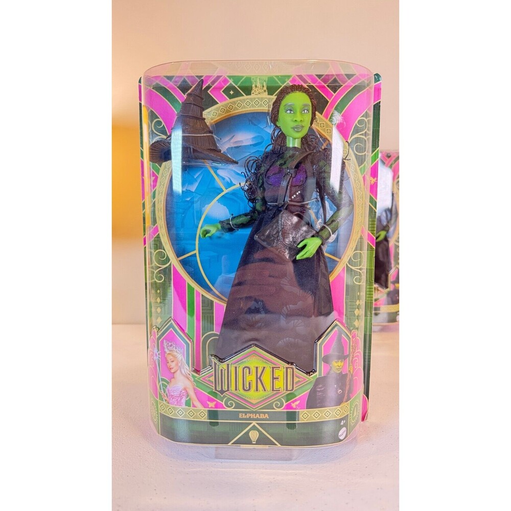 Mattel Wicked Movie Elphaba Fashion Doll URL Error Misprint In Hand- Fast Ship